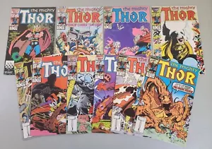 Thor Vol 1 #370 371 372 373 374 375 376 377 378 379 High Grade Marvel 1986-87 - Picture 1 of 20