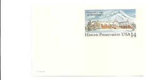 Very Good Condition Timberline Lodge Mt. Hood Oregon14c US Postage Postcard - Picture 1 of 1