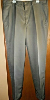 SAVANE Mens Silkworks Brown Dress Business Pant 40x32 5 Pocket 100% Polyester   - Image 1 of 4