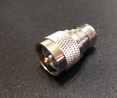 Female N Jack to UHF PL259 Male Adapter - Image 1 of 2