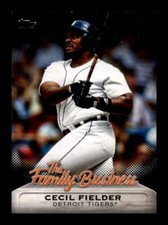2019 Topps Update The Family Business Black Cecil Fielder #FB-9 /299 Tigers
