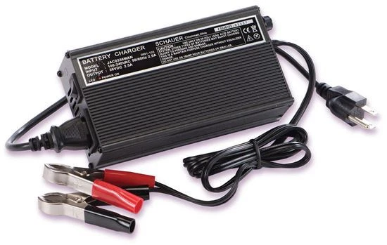 Cargador de batería para carro de golf de 36 voltios con clips Foto 1 de 1