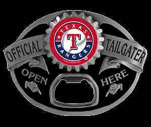 TEXAS RANGERS TAILGATER BOTTLE OPENER BELT BUCKLE Cover
