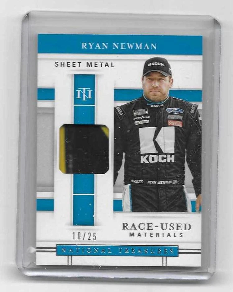 2020 National Treasures Racing NASCAR Race Used Sheet Metal Ryan Newman 10/25