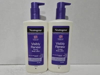 2 Neutrogena Visibly Renew Firming Body Lotion for Dry Skin 13.52 Fl Oz W/Pump - Image 1 of 2