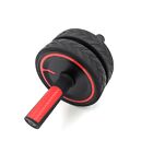 Ab Roller Double Wheel Balck and Red Fitness