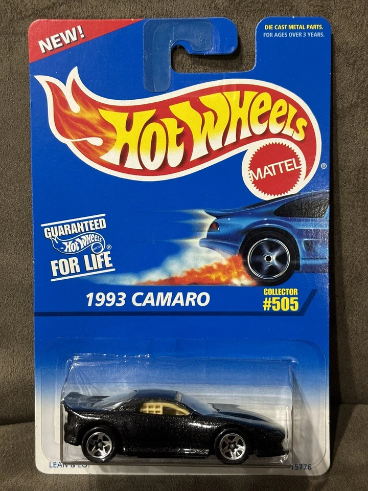 Hot Wheels 1993 Camaro Variation 5-Sp #505 Vintage - Image 1 of 1