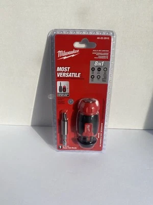 Milwaukee 48-22-2910  Comfort Grip Most Versatile Stubby 8-In-1 Multi-Bit Driver - Image 1 of 2