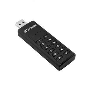 Verbatim Keypad Secure USB-3.0-Stick 32 GB Datenspeicher Passwortschutz schwarz - Bild 1 von 7