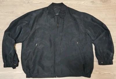 Куртка-бомбер Bobby Chan шелковая на молнии уличная одежда универсальная мужская размер XL для гольфа  - Изображение 1 из 4