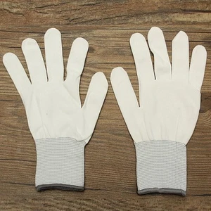 6 Paar Wickelhandschuhe Aus Baumwolle Zum Auftragen Von - Picture 1 of 7