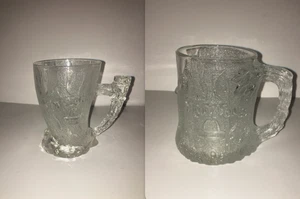 Paar McDonalds Feuersteine Mammut und Baum - Schlichte strukturierte Becher Tassen - Bild 1 von 12