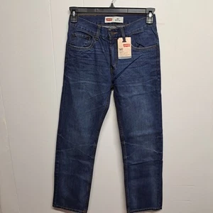 Levi’s 505 Women’s Jeans Sz 18 Slim W27 L29 Blue Denim Straight Leg Regular Fit - Picture 1 of 8