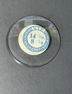 14-5/16 Ligne NOS Glas Taschenuhr Kristall - Bild 1 von 3