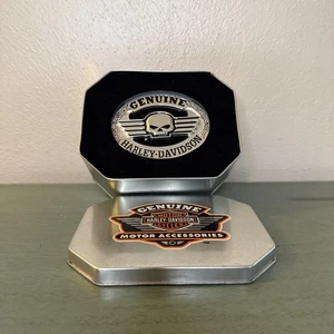 Harley Davidson Genuine 2006 Limited Ed. Willie G. Skull Belt Buckle w/Tin NOS - Picture 1 of 6