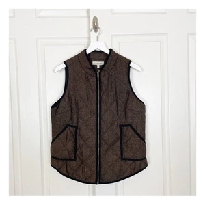 41 Hawthorn x Stitch Fix Shara Herringbone Quilted Vest Sz L NWT - Picture 1 of 9