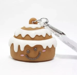 Bath and Body Works CINNAMON ROLL BUN PocketBac Sanitizer Holder Keychain NWT - Picture 1 of 1