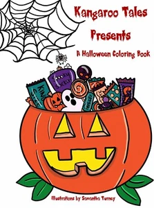 Kangaroo Tales Presents a Halloween Coloring Book (31 Pages) by: Samantha Turney - Picture 1 of 5