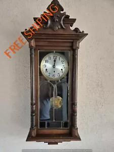 Antique German Kienzle Westminster chime wall clock ( 0680 ) - Picture 1 of 21