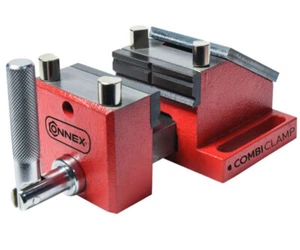 Schraubstock Werkbankschraubstock 80mm auswechselbar Spannhörner Sphärostguss - Bild 1 von 6