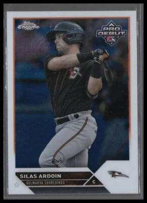 2023 Topps Pro Debut Chrome #PDC-87 Silas Ardoin Delmarva Shorebirds - Image 1 of 2