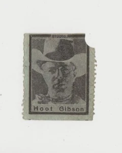 Hoot Gibson circa 1929 vintage "Studio Stamp" edición España - E5 - estrella de cine - Imagen 1 de 2