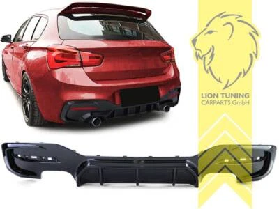 Heckansatz Heckspoiler Diffusor für BMW F20 F21 LCI für M-Paket schwarz glänzend - Bild 1 von 4