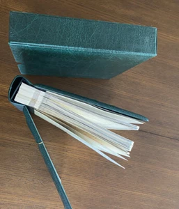 Leuchtturm Leuchttrum Niger Briefmarkenalbum 1921-1988 grüner Schuber - Bild 1 von 7