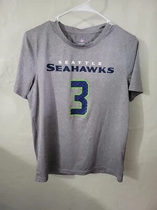 NFL Seattle Seahawks PERFORMANCE SHIRT youth large 14-16 Wilson #3 - Picture 1 of 4