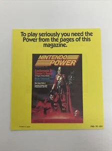 Castlevania II Nintendo Power PMG-QU-USA INSERT ONLY Authentic Original Nintendo - Picture 1 of 2