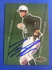 2007 Just Minors Justifiable Tim Alderson #2 Auto Signed Autograph Giants 