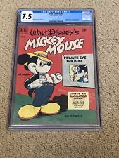 Four Color 296 CGC 7.5 (Classic Mickey Mouse “Animated” Cover!!)- Disney+ extra