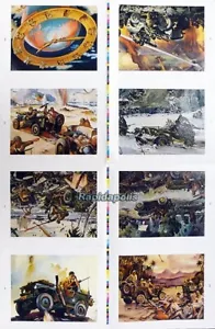 Foglio di 8 stampe James Sessions full color di WW2 Ford GPW e Willys MB JEEP - Foto 1 di 6