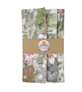 Handmade placemats - GIVERNY GREY – 43x29.5 cm Set of 2 - Picture 1 of 6