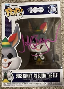 Funko Pop! Bugs Bunny as Buddy The Elf #1450 signed by Jeff Bergman w/COA - Picture 1 of 4