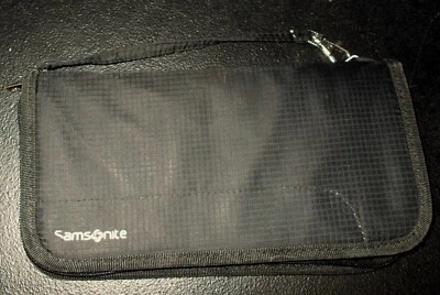 SAMSONITE Travel Wallet / Organizer, authentic, RFID protection, zippered handle - Image 1 of 4