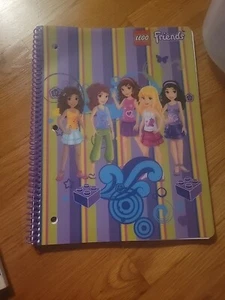 LEGO Friends ruled lined page spiral notebook - Picture 1 of 2