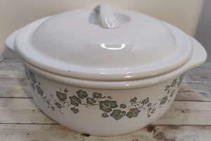 Vtg. Corning Ware Corelle Callaway Ivy 2-1/2 QT Covered Casserole Dish w/ Lid. - Picture 1 of 7