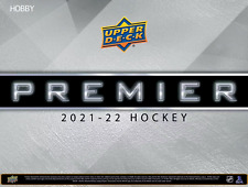 2021-22 Upper Deck Premier Hockey Hobby Box - PRESELL - READ INFO!!!