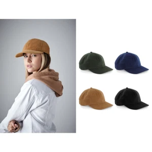 Beechfield Heritage Cord Cap - Soft Cotton Corduroy 6-panel Design Crown Hat - Picture 1 of 8