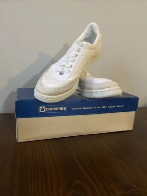 НОВЫЕ винтажные 1980-х Converse Chris Evert сделано США обувь sz 9 белый.   ЖЕНСКИЕ - Изображение 1 из 4
