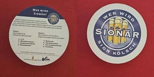 Sion Wer wird Sionär Frage 1: Straßenkarneval? Brauerei Bierdeckel Bier - Picture 1 of 1