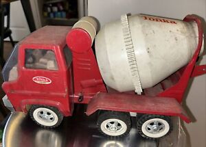 Tonka Cement Mixer Truck 1960's Red & White