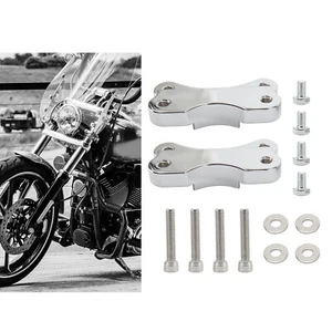 Softail 21" Wheel Front Fender Spacer Bracket for Deluxe Fat Boy Slim 1986-2017 - Foto 1 di 8