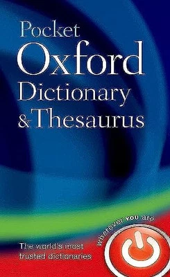 Pocket Oxford Dictionary and Thesaurus (Dictiona... by Oxford Languages Hardback - Image 1 of 2