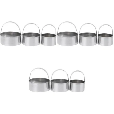  3 PCS Ausstechförmchen Plätzchen Keksausstecher Rund Keksschneider Keksekekse - Bild 1 von 4