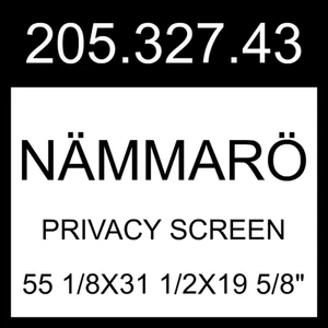 IKEA NÄMMARÖ Privacy Screen  205.327.43 - Picture 1 of 1