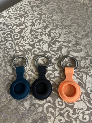 Силиконовый держатель для ключей AirTag, чехол для переноски, аксессуар Air Tag, 3 шт. - Изображение 1 из 4