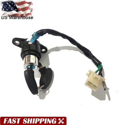 4 pins 5 wires Ignition Switch with Keys for Honda VTX1300 VTX1300C/R 2005-2009 - Image 1 of 4