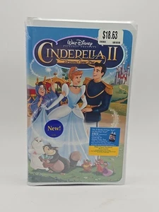 Cinderella 2-Dreams Come True (VHS, 2002) Factory Sealed  - Picture 1 of 6